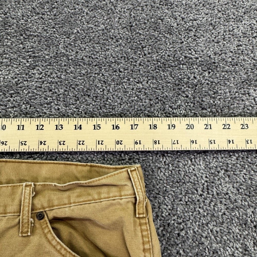 Dickies Carpenter Pants Mens 36x32 Brown Relaxed Canvas Workwear Pockets Outdoor - Picture 3 of 9